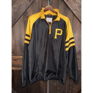 Pittsburgh Pirates Jacket Men's Size L Pullover Windbreaker GIII‎ Carl Banks
